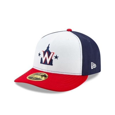 Washington Nationals Gorra | New Era MLB Authentic Collection Alt 2 Low Profile 59fifty Fitted Cap Mexico - Blancos